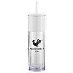 Ice Cool Tumbler with Straw - 16 oz.