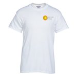 Gildan DryBlend 50/50 T-Shirt - Embroidered - White