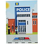 Kid's Reusable Sticker Activity Book - Police Station