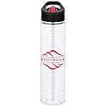 Clear Impact Adventure Bottle with Two-Tone Flip Straw Lid - 32 oz.
