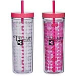 Ice Chameleon Tumbler with Straw - 16 oz. - Closeout Colour