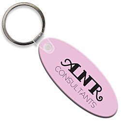 Small Oval Soft Keychain - Opaque