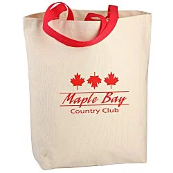 Colourful Handle Super Tote