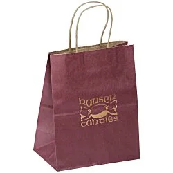 Matte Shopping Bag - 9-3/4" x 7-3/4"