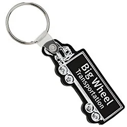 Semi-Truck Soft Keychain - Opaque