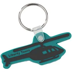 Helicopter Soft Keychain - Opaque