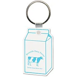 Milk Carton Soft Keychain - Opaque