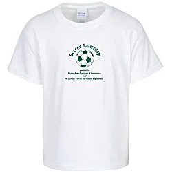 Gildan Ultra Cotton T-shirt - Youth - Screen - White