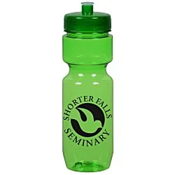 Translucent Sport Bottle with Push / Pull Cap
