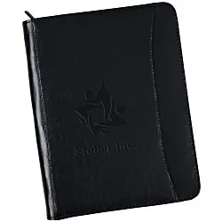 Zippered Portfolio - Leather - 24 hr