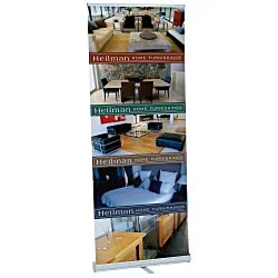 Single Foot Retractable Banner Display - 33-1/2"