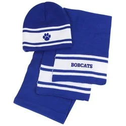 Varsity Beanie and Scarf Set