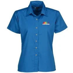 Easy-Care Short Sleeve Poplin Shirt - Ladies'