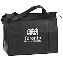 Non-Woven Zippered Convention Tote - 24 hr