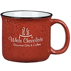 Campfire Ceramic Mug - Red - 15 oz.