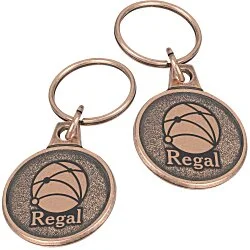 Econo Metal Keychain - Round