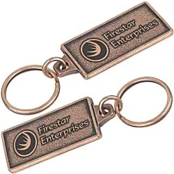 Econo Metal Keychain - Rectangle