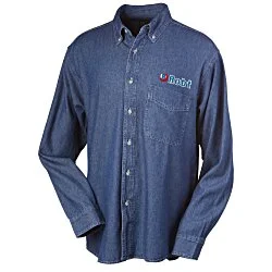 Cotton Denim Shirt - Men's