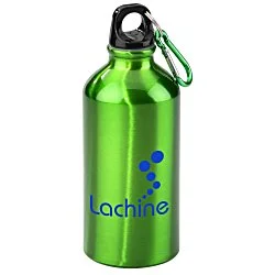 Aluminum Water Bottle with Carabiner - 16 oz.