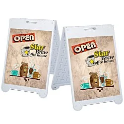 Sidewalk Messenger Sign - Two Sided