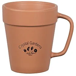 Flower Pot Mug - 14 oz.