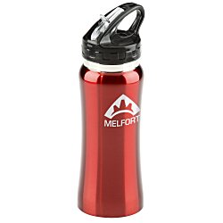 Clear Spout Stainless Steel Bottle - 16 oz.