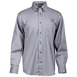 Harriton Twill Shirt with Stain Release - Men's