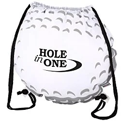 Game Time! Golf Ball Drawstring Backpack