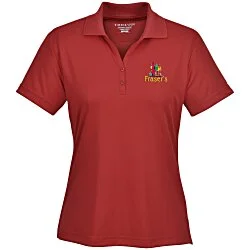 Moreno Textured Micro Polo - Ladies' - Embroidered