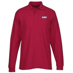 Soft Touch Pique LS Sport Shirt - Men's