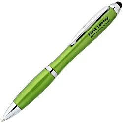 Curvy Stylus Twist Pen - Metallic