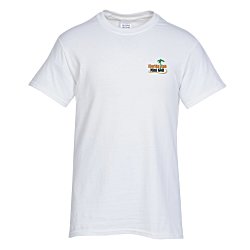 Gildan Ultra Cotton T-Shirt - Men's - Embroidered - White