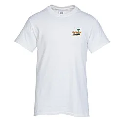 Gildan Ultra Cotton T-Shirt - Men's - Embroidered - White