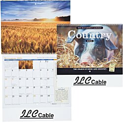 The Old Farmer's Almanac Calendar - Country - Spiral