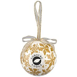 Snowflake Ball Ornament - Gold