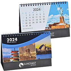 World Scenic Desk Calendar