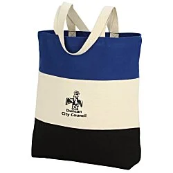 Tri-Colour Cotton Tote