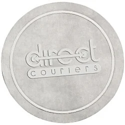 Embossed Seal by the Roll - Circle - Smooth Edge - 1-1/2"