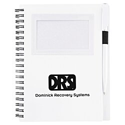 Business Card Notebook with Pen - Opaque - 24 hr