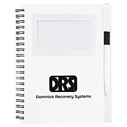 Business Card Notebook with Pen - Opaque - 24 hr