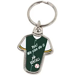 Sports Jersey Metal Keychain - Baseball