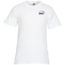 Fruit of the Loom HD T-Shirt - Embroidered - White