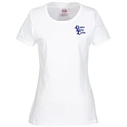 Fruit of the Loom HD T-Shirt - Ladies' - Screen - White
