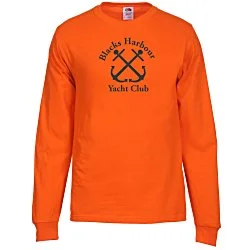 Fruit of the Loom HD LS T-Shirt - Screen - Colours