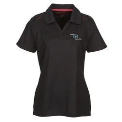 Coal Harbour Snag Resistant Contrast V-Neck Polo - Ladies'