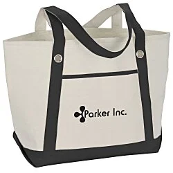 Canvas 12 oz. Sailing Tote - 13" x 20-1/2"