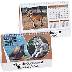 Wildlife Desk Calendar - French/English