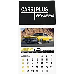 Muscle Car Stick Up Calendar - Rectangle