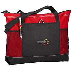 Select Zippered Tote - Embroidered