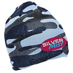 Camouflage Fine Knit Beanie